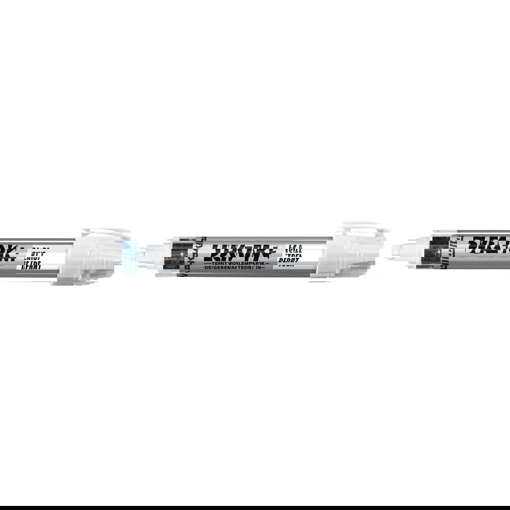 Removable temporary ink markers that are specially formulated with industrial ink that is easily removed with detergent.